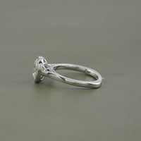 Old Mine Cushion Cut Solitaire Bezel Set Ring