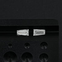 Tapered Baguette Cut CVD Diamond Matching Pair