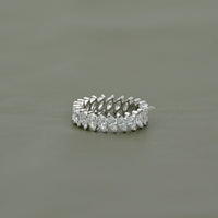 Marquise Cut Lab Diamond Full Eternity Band
