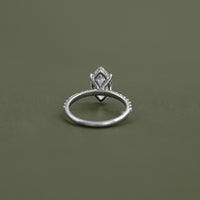 Marquise Cut Lab Diamond Engagement Ring