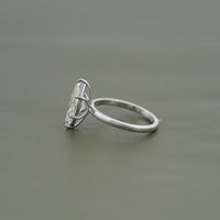 Marquise Cut Lab Diamond Solitaire Ring