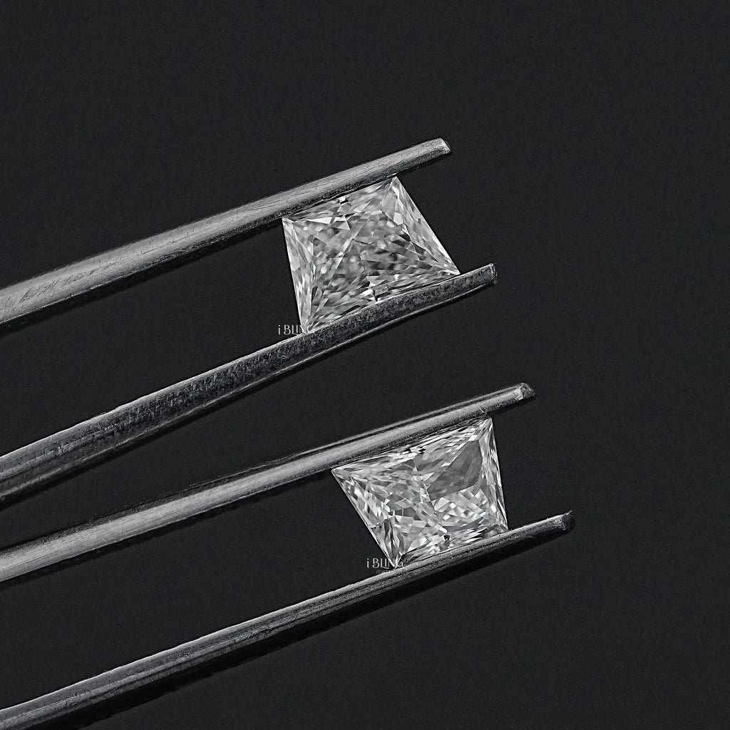 Brilliant Trapezoid Cut Lab Diamond Matching Pair