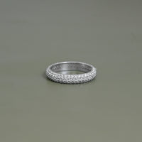 Micro Pave Diamond Eternity Band