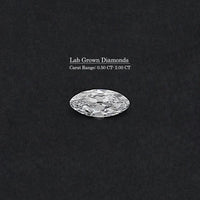 Old Mine Moval Cut Lab Loose Diamond