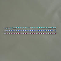 Multi Gemstone Round Diamond Tennis Bracelet
