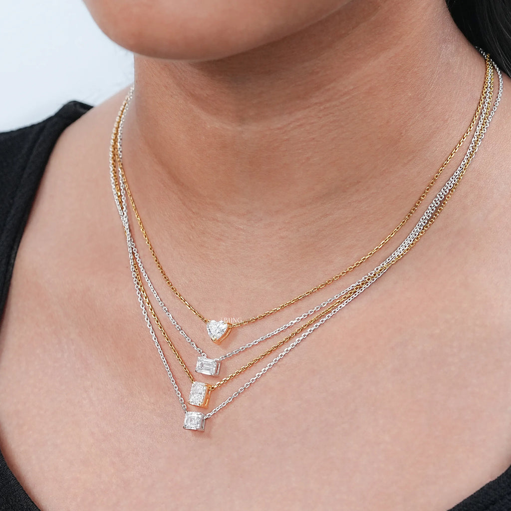 Lab Grown Diamond Solitaire Pendant