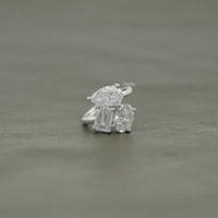 Multi Shape Lab Diamond Three Stone Statement Ring