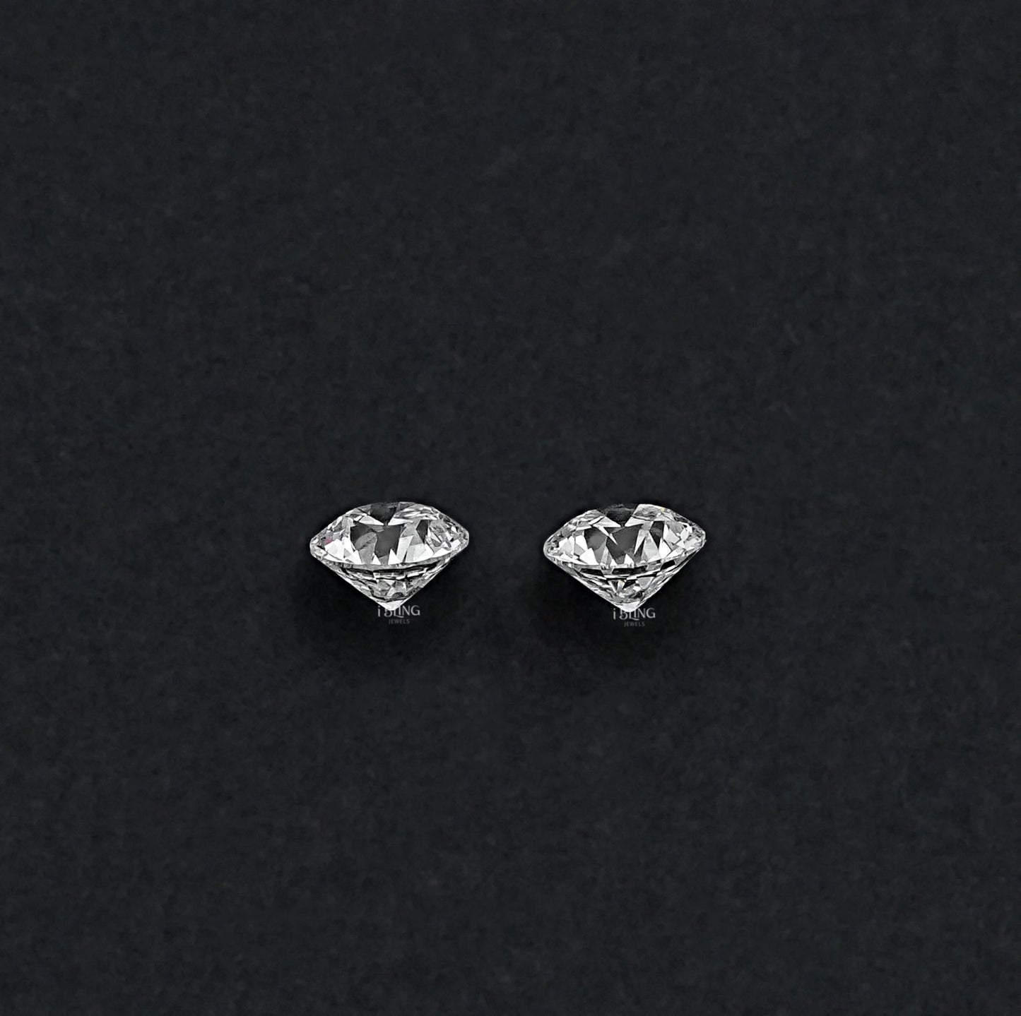 Old European Round Lab Grown Diamond Matching Pair