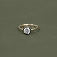 1.00 CT Old European Round Cut Solitaire Engagement Ring