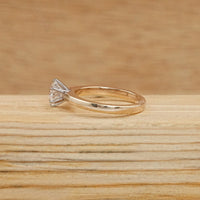 Old European Round Cut Solitaire Engagement Ring