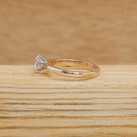Old European Round Cut Solitaire Engagement Ring