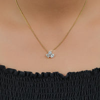 Three Stone Lab Grown Diamond Necklace