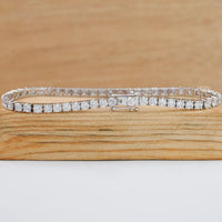 Round Cut Lab Grown Diamond Bracelet For Women – 3.50 MM