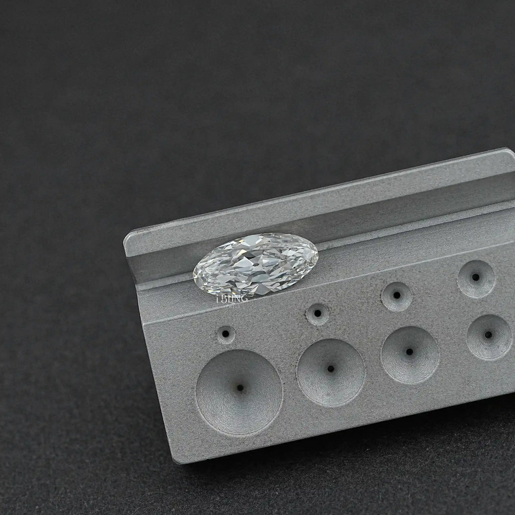 Old Mine Moval Cut Lab Grown Diamond