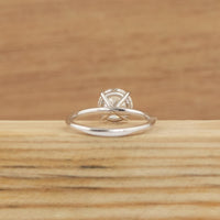 Old European Round Cut Solitaire Engagement Ring