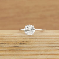 Old European Round Cut Solitaire Engagement Ring