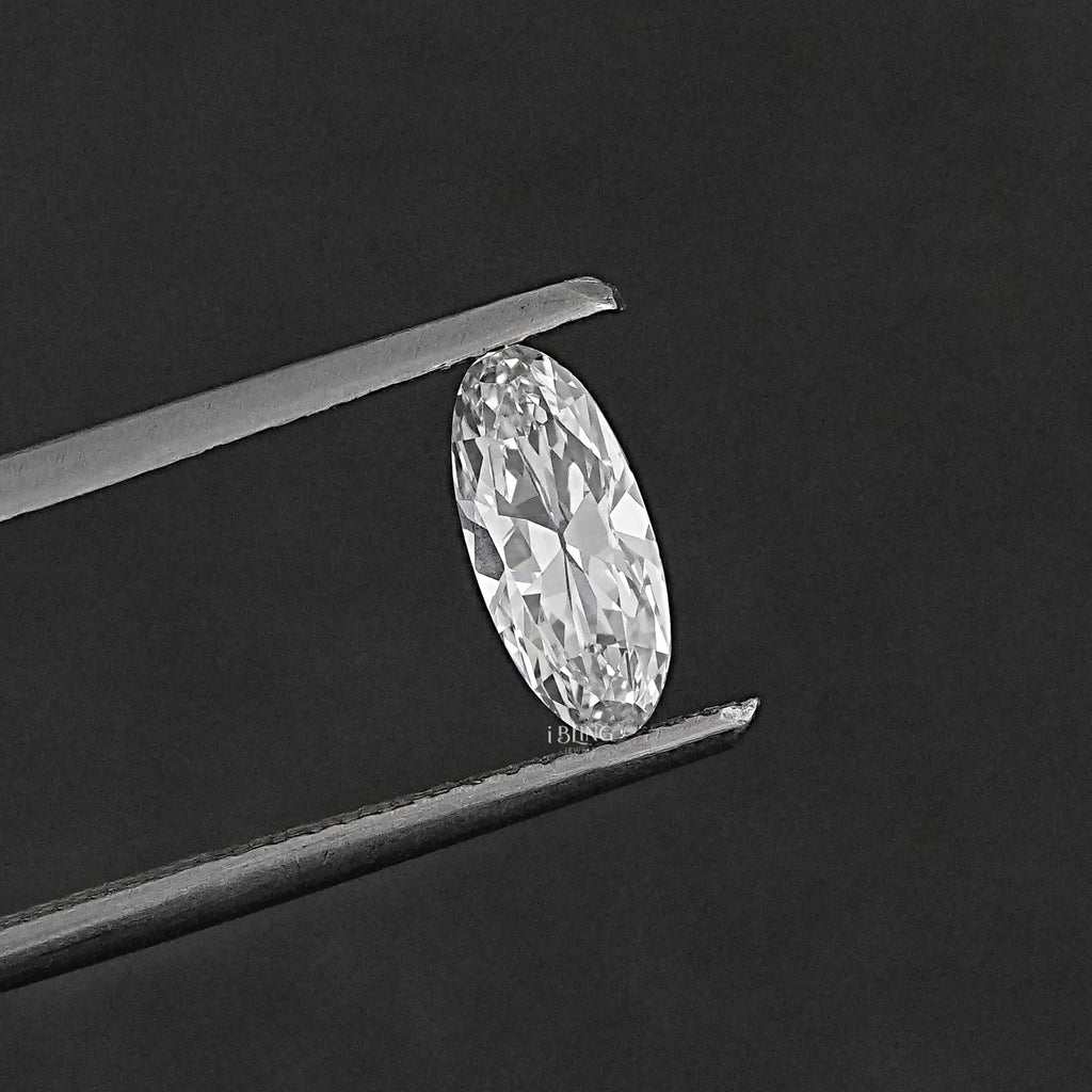 Old Mine Moval Cut Lab Loose Diamond