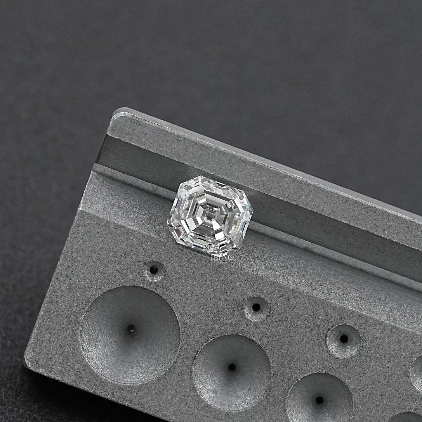 Old Mine Square Emerald Cut Lab Grown Diamond