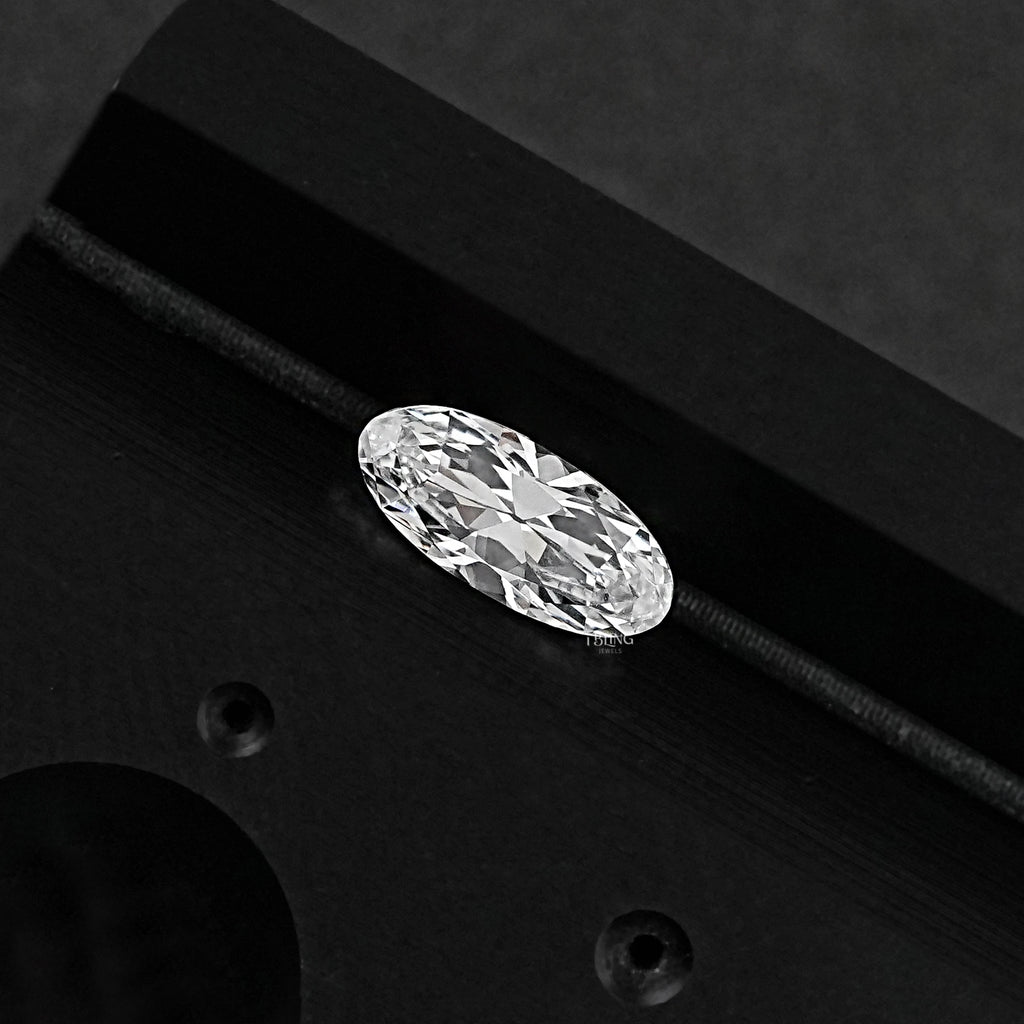 Old Mine Moval Cut Lab Loose Diamond