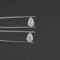 Old Mine Pear Cut CVD Diamond Matching Pair