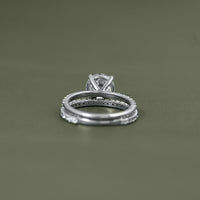Old European Round Diamond Accent Set Wedding Ring