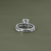 Old European Round Diamond Accent Set Wedding Ring