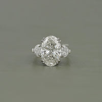 Oval And Heart Lab Grown Diamond Ring