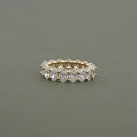 Oval Lab Diamond Eternity Wedding Band