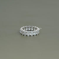 Oval Lab Grown Diamond Wedding Band
