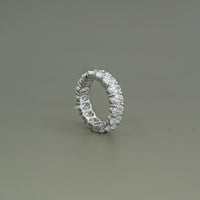 Oval Lab Grown Diamond Wedding Band