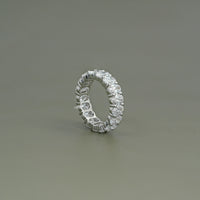 Oval Lab Grown Diamond Wedding Band