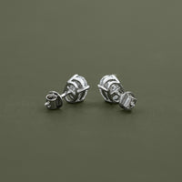 Oval Lab Diamond Stud Earrings