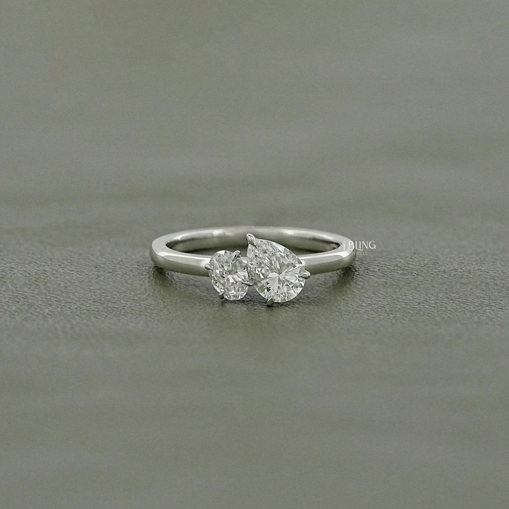 You & Me Lab Grown Diamond Engagement Ring