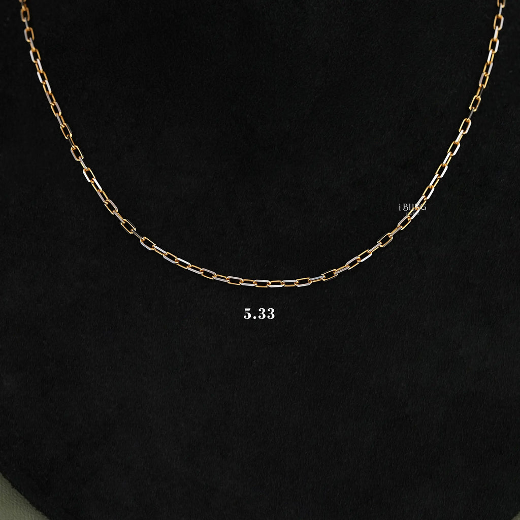 Unisex Paperclip Chain