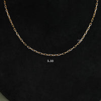 Unisex Paperclip Chain