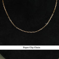Unisex Paperclip Chain