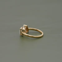 Two Stone Pear Diamond Toi Et Moi Engagement Ring