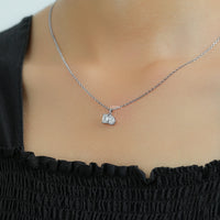 Pear & Emerald Cut Lab Grown Diamond Toi Et Moi Necklace