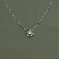 Pear Cut Lab Grown Diamond Daisy Necklace