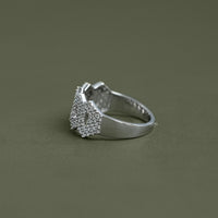 Hip Hop Lab Diamond Cuban Link Ring