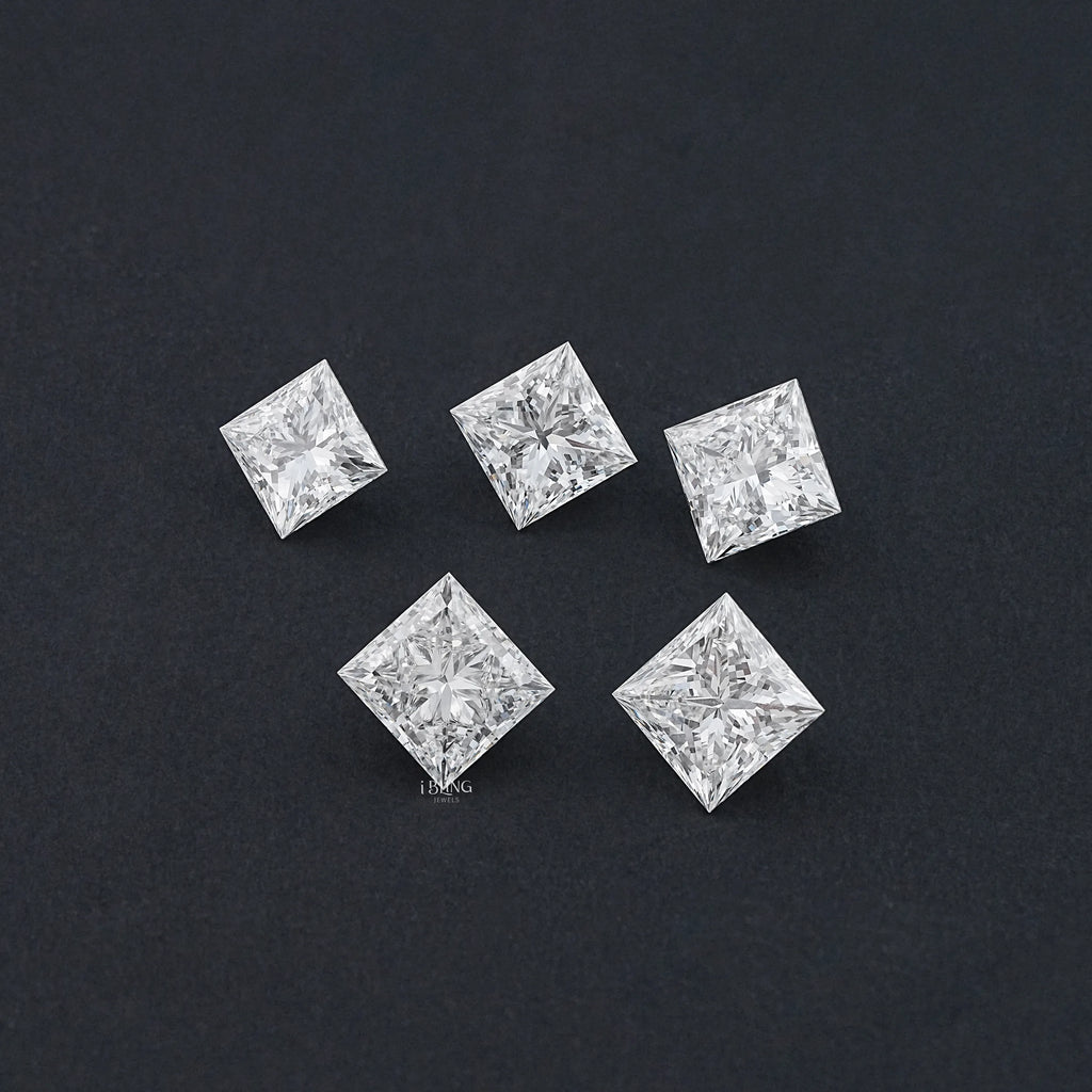 Princess Cut Lab Grown Loose Diamond