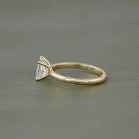 Princess Lab Diamond Solitaire Engagement Ring