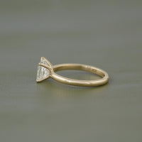 Princess Lab Diamond Solitaire Engagement Ring