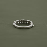 Radiant Diamond Half Eternity Wedding Band
