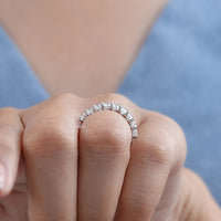 Radiant Lab Diamond Eternity Wedding Band