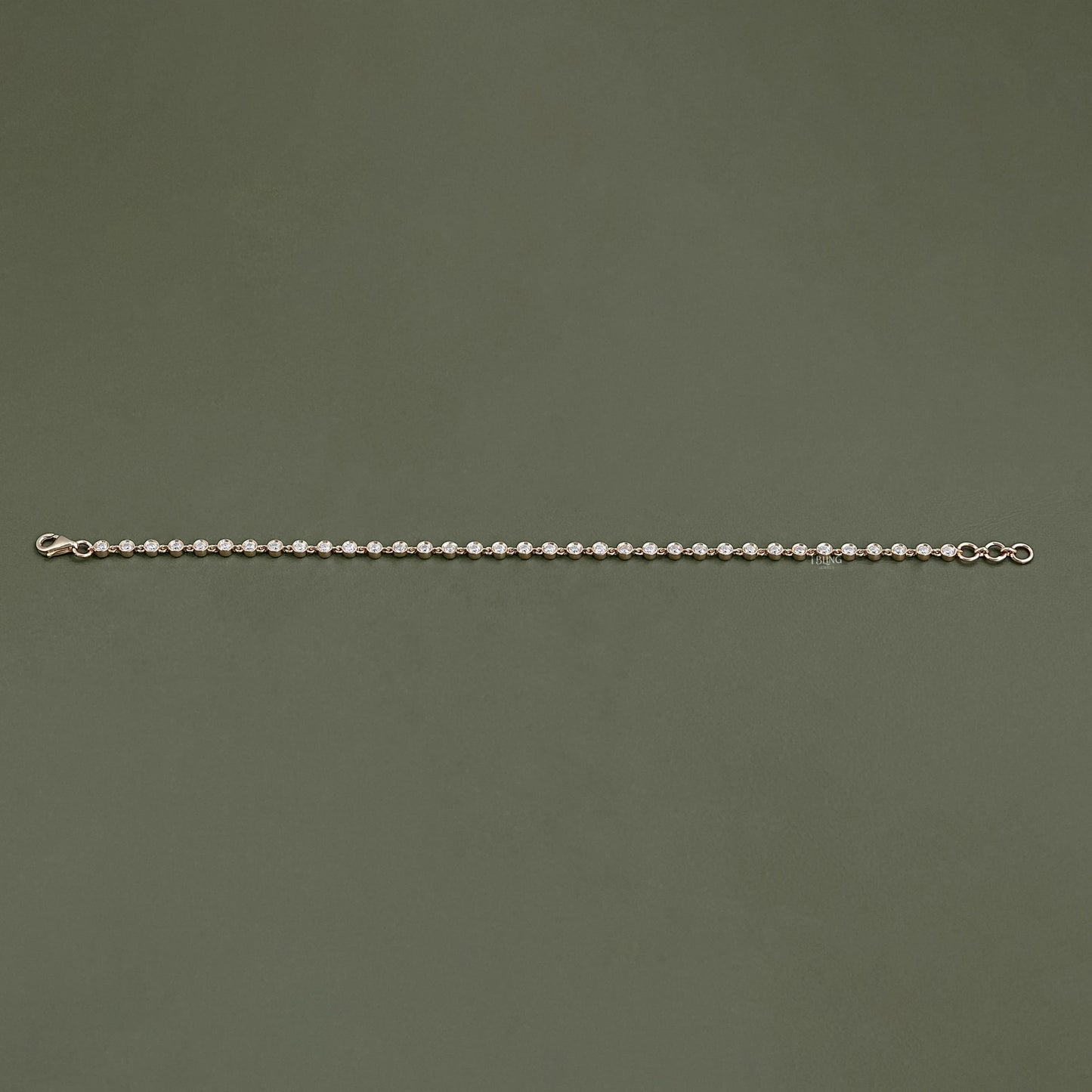Round Cut Lab Diamond Tennis Bracelet
