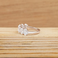 Seven Stone Oval Cut Diamond Wedding Band