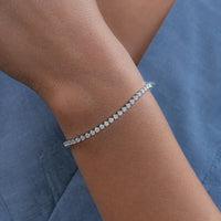 2.30 MM Round Lab Diamond Tennis Bracelet