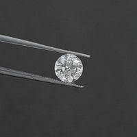OEC Flower Pattern Round Cut Lab Grown Diamond