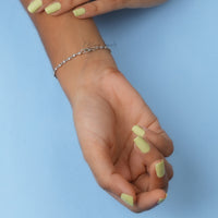 2.00 MM Round Moissanite Bezel Set Bracelet